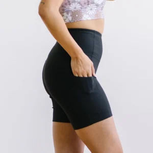 Shorts>Maven Thread Ribbed Biker Shorts - 6'' - Black