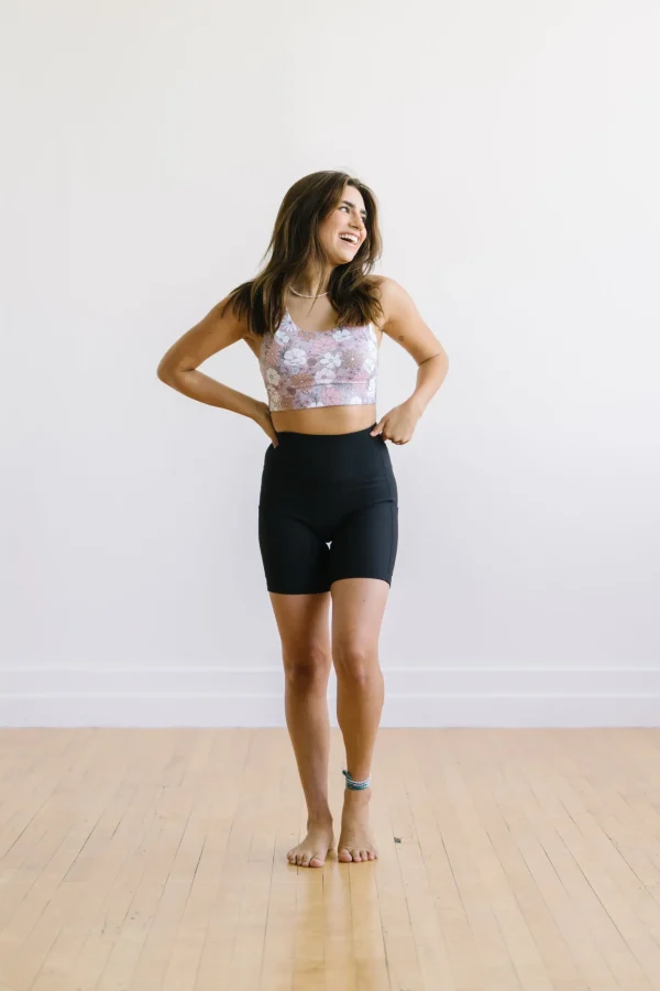 Shorts>Maven Thread Ribbed Biker Shorts - 6'' - Black