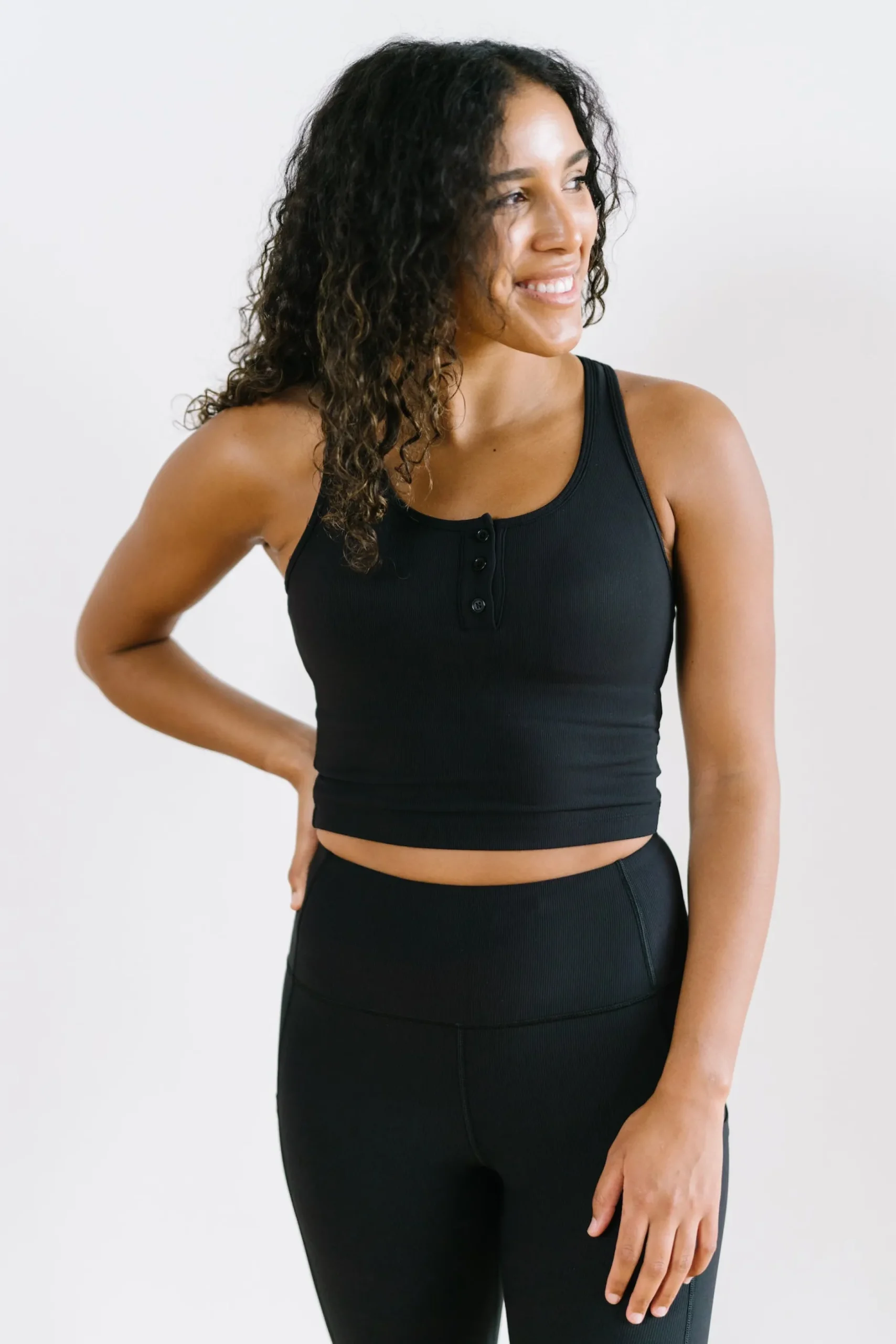 ribbed_crop_tank_sports_b_4-1.webp Sports Bras | Tanks>Maven Thread Ribbed Crop Tank Sports Bra - Black