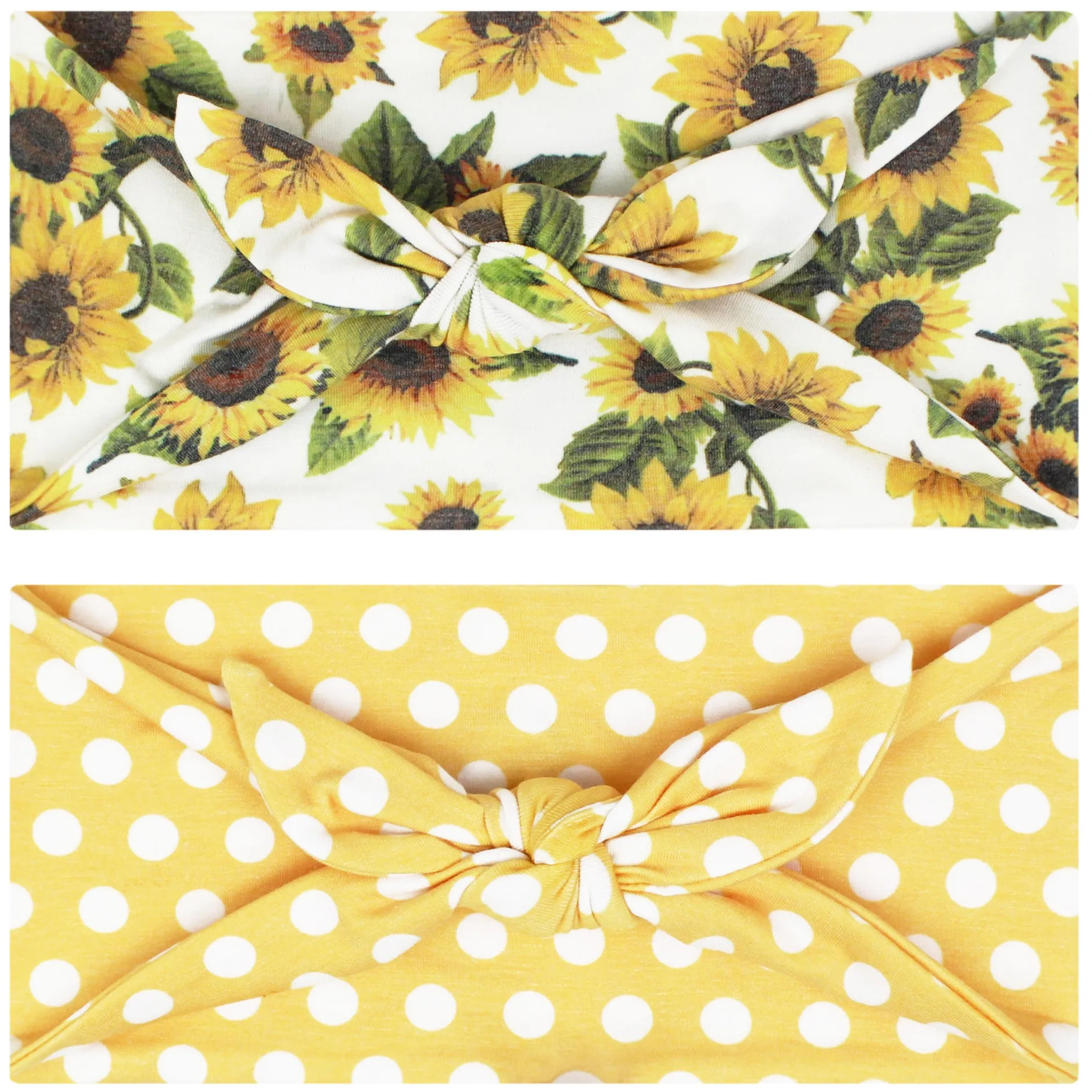 sunflower___bow_headband_0.webp Headbands>Maven Thread SUNFLOWER - 4'' Bow Headband