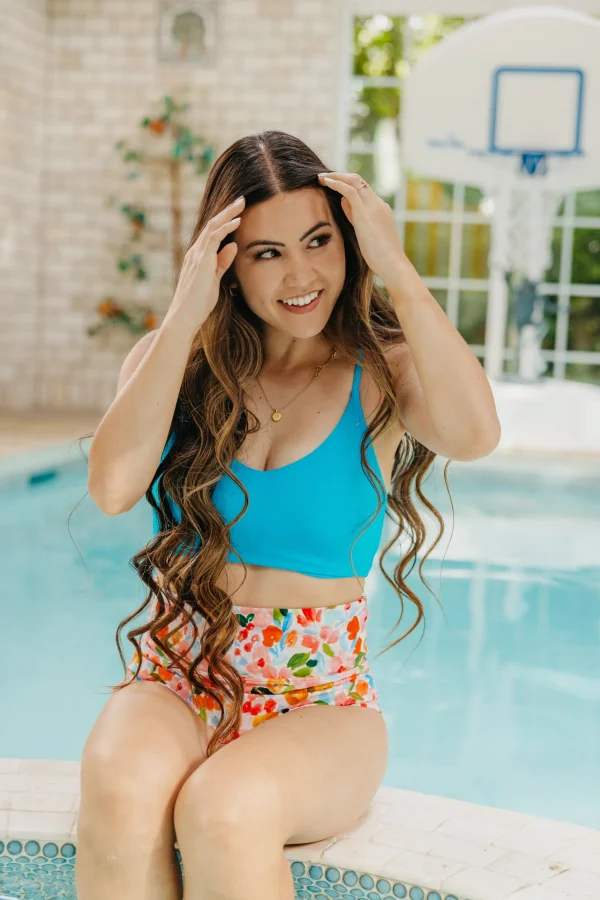 Swim Tops | Swim Tops>Maven Thread Sunkissed Bikini Top - Neon Blue