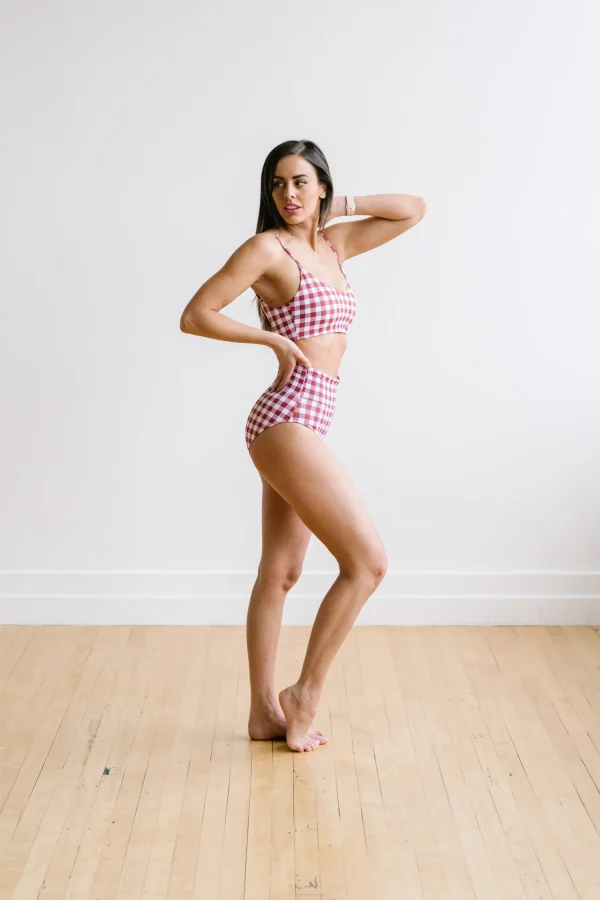 Swim Tops | Swim Tops>Maven Thread Sunkissed Bikini Top - Red Gingham