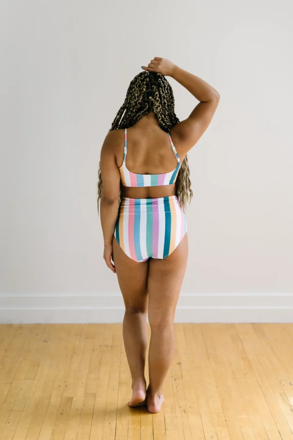 Swim Tops | Swim Tops>Maven Thread Sunkissed Bikini Top - Retro Stripe 2.0