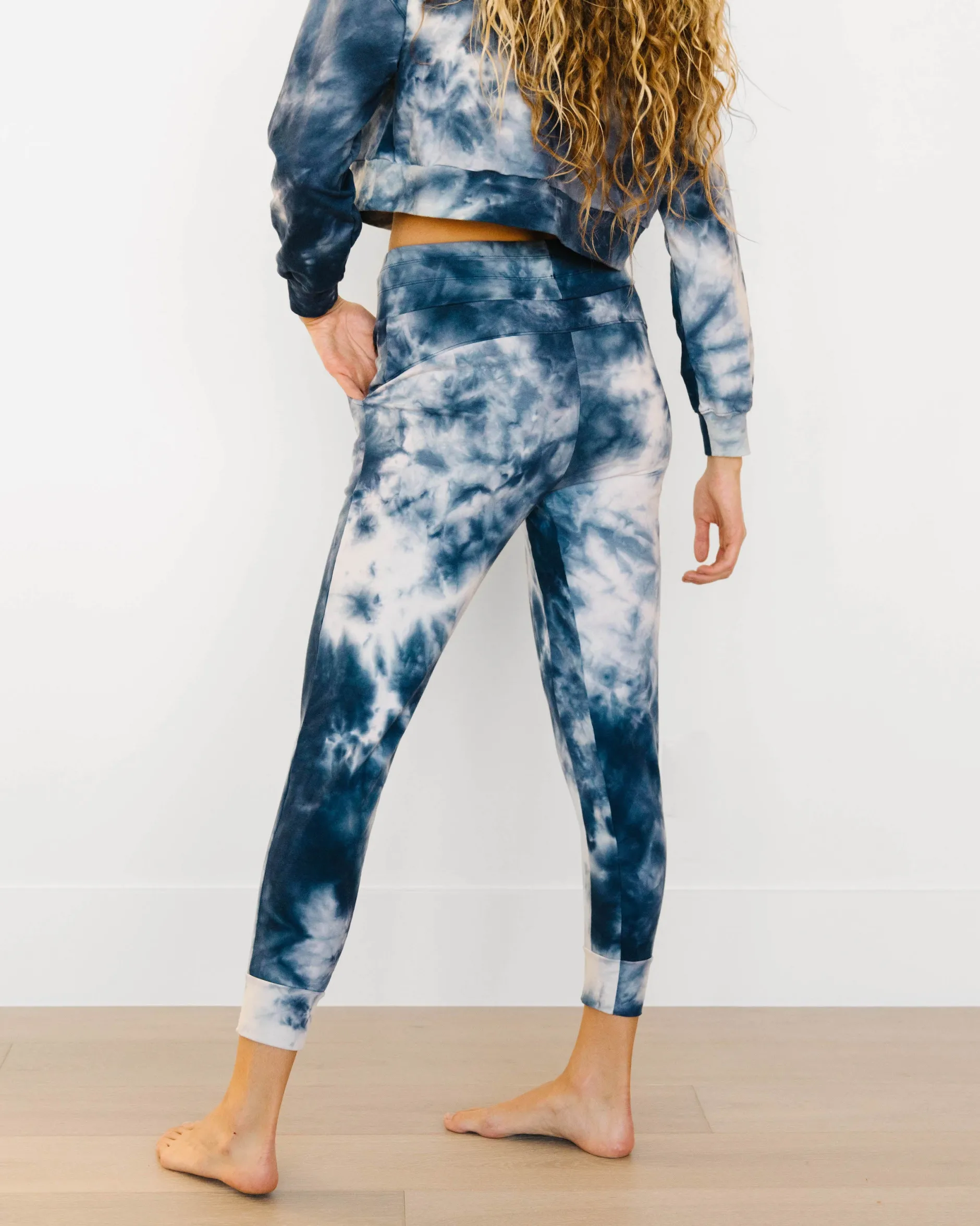sweatpants__navy_tie_dye_13.webp Sweats + Pjs + Lounge | Sweatpants>Maven Thread Sweatpants - Navy Tie Dye