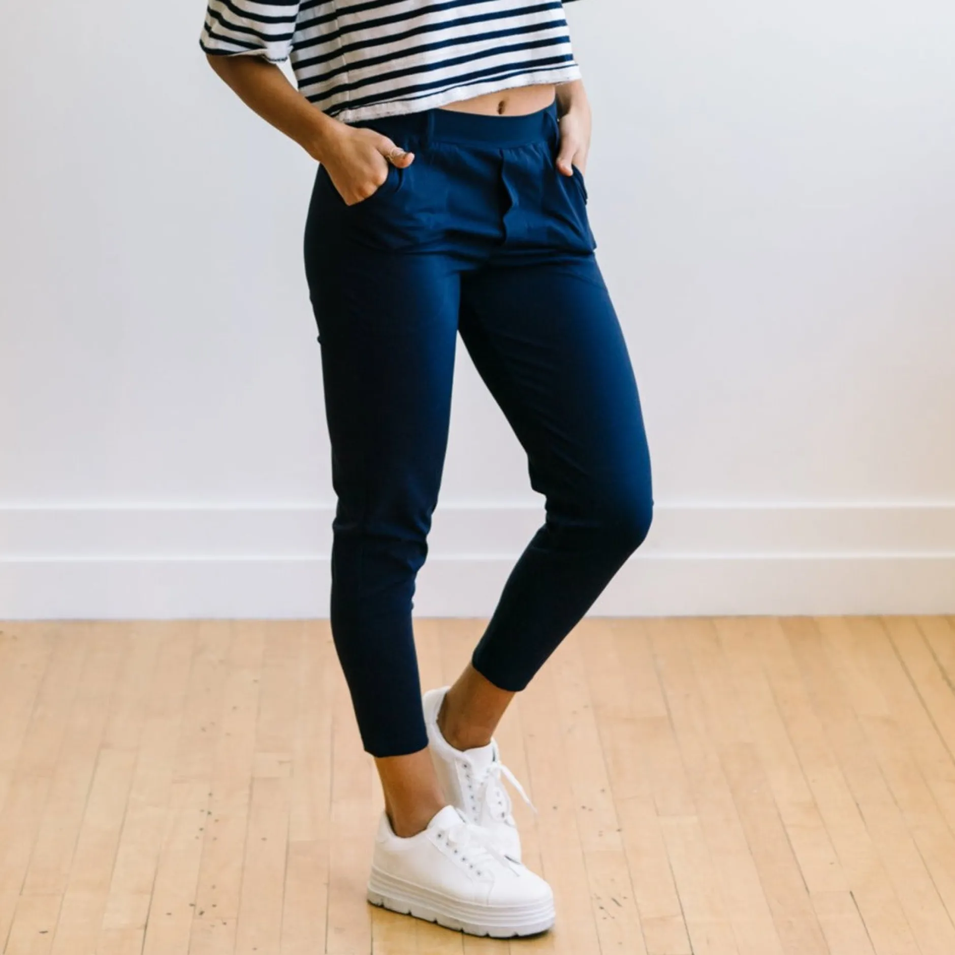 work_hard_play_hard_trous_0-3.webp Trousers | Sweats + Pjs + Lounge>Maven Thread Work Hard Play Hard Trousers - Navy
