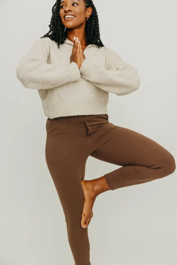 Trousers | Sweats + Pjs + Lounge>Maven Thread Work Hard Play Hard Trousers - Brown