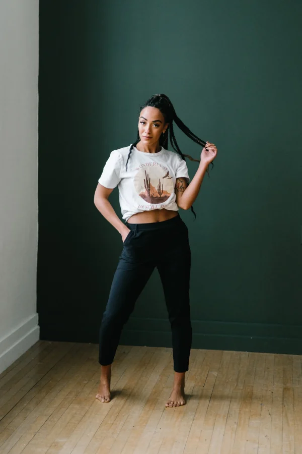 Trousers | Sweats + Pjs + Lounge>Maven Thread Work Hard Play Hard Trousers - Black