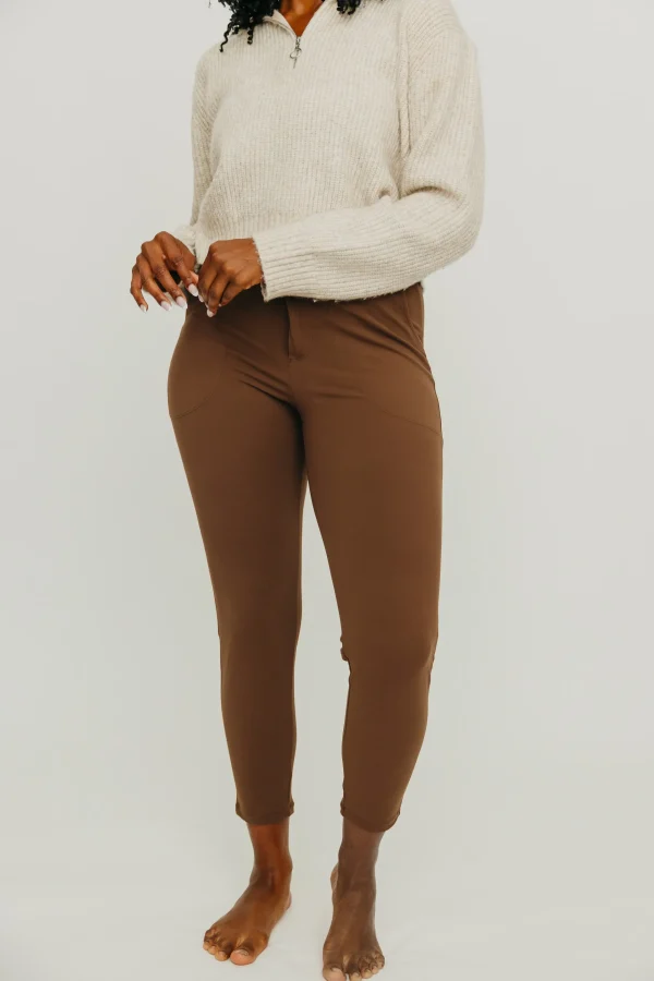 Trousers | Sweats + Pjs + Lounge>Maven Thread Work Hard Play Hard Trousers - Brown