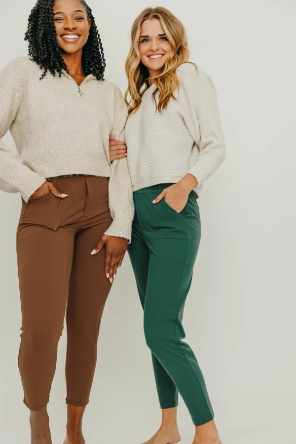 Trousers | Sweats + Pjs + Lounge>Maven Thread Work Hard Play Hard Trousers - Brown